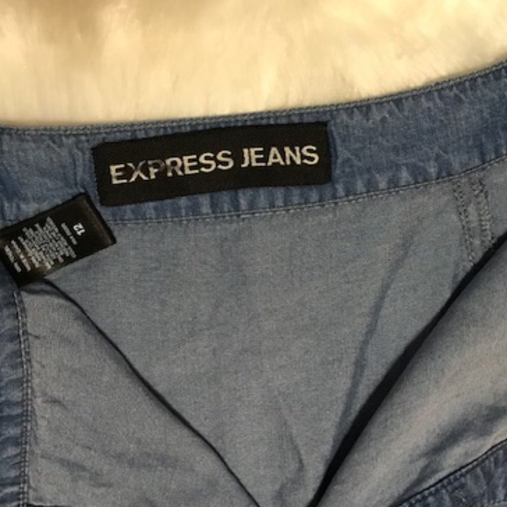 Express Denim Skirt